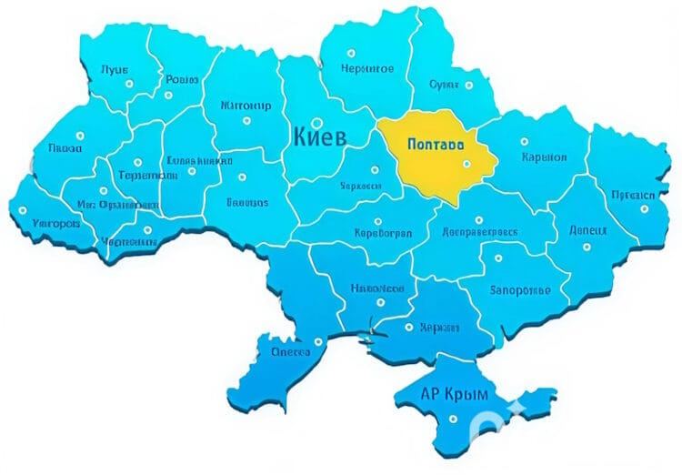 Карта Полтави: орієнтир у серці України