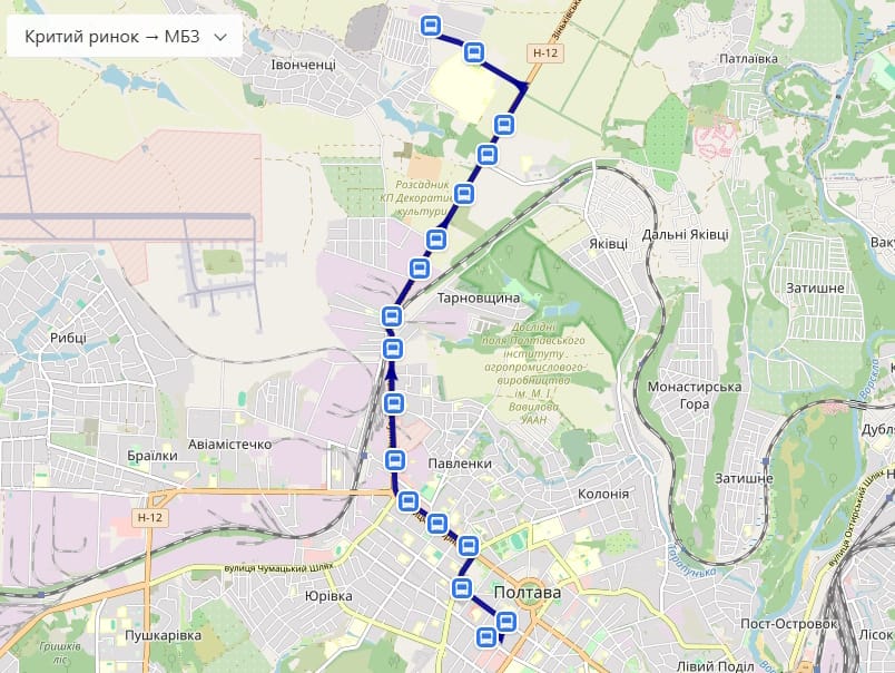 Автобус № 35 Полтава
