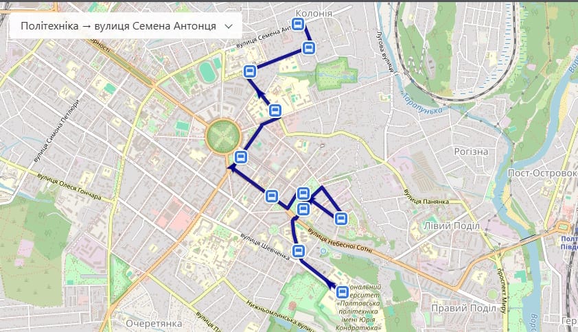 Автобус № 42 Полтава