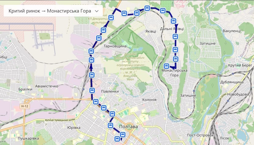 Автобус № 45 Полтава