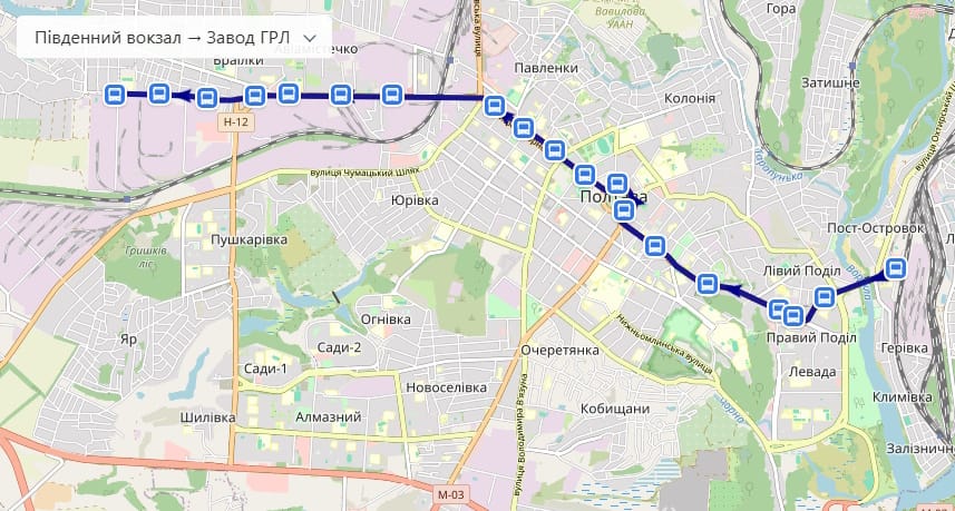 Тролейбус № 4 Полтава