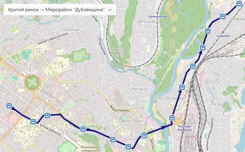 Автобус № 65 Полтава