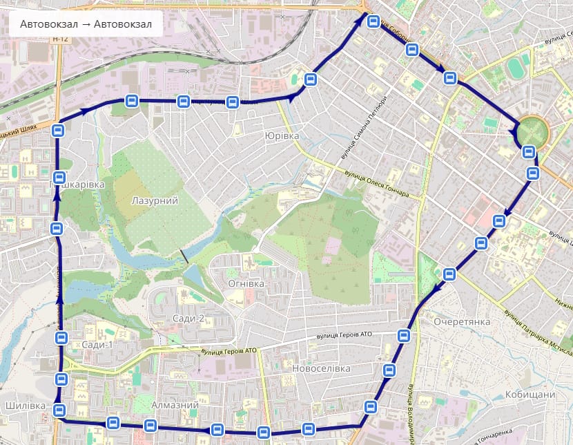 Маршрутка № 19А Полтава
