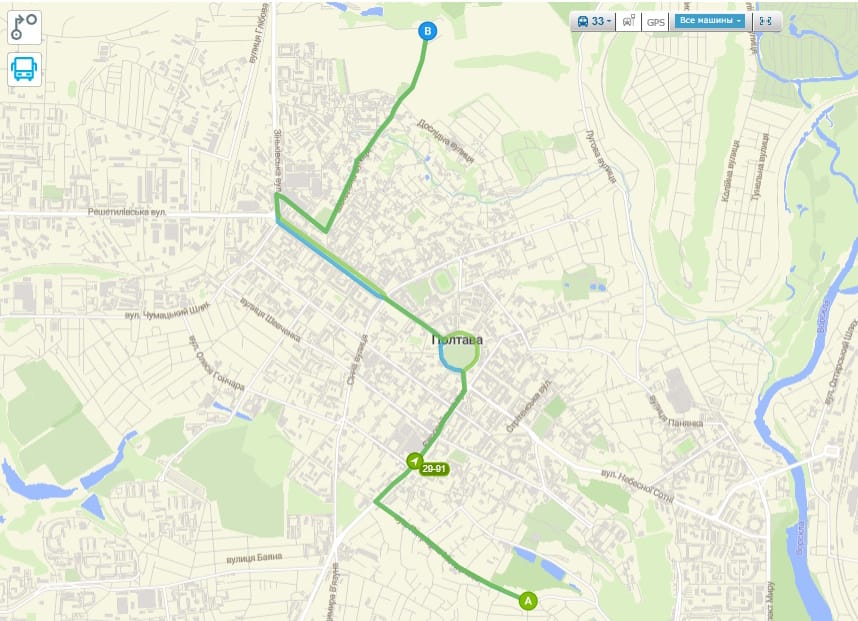 Маршрутка № 33 Полтава