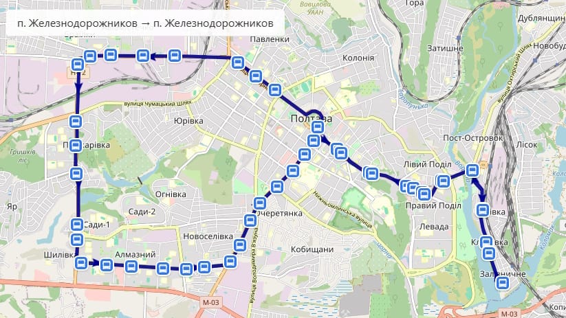 Маршрутка № 37А Полтава