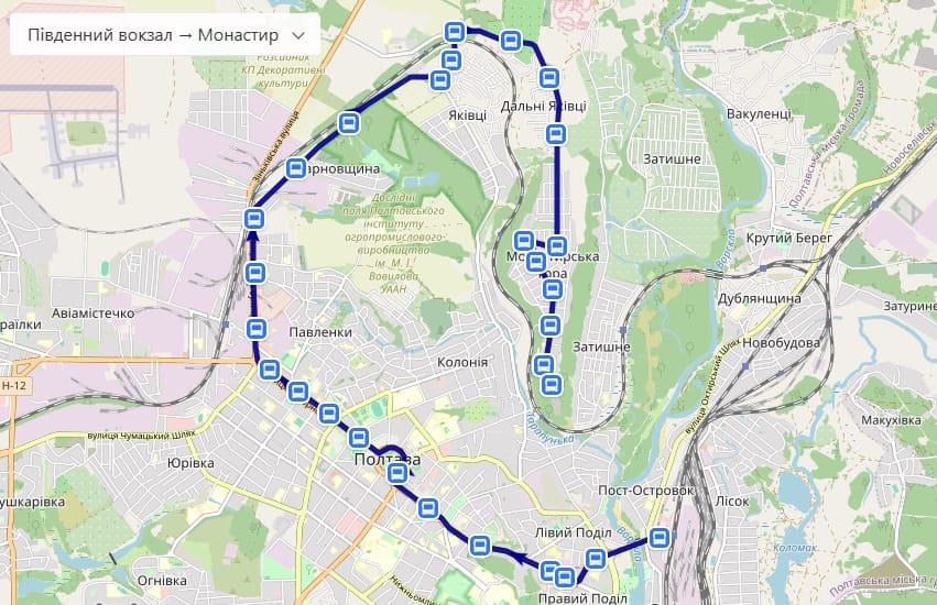 Маршрутка № 45 Полтава