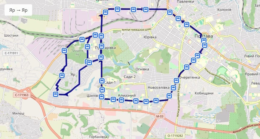 Маршрутка № 48А Полтава