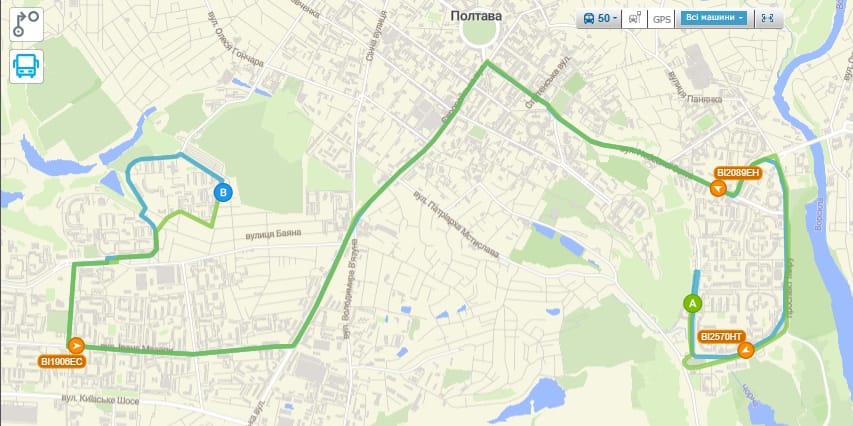 Маршрутка № 50 Полтава