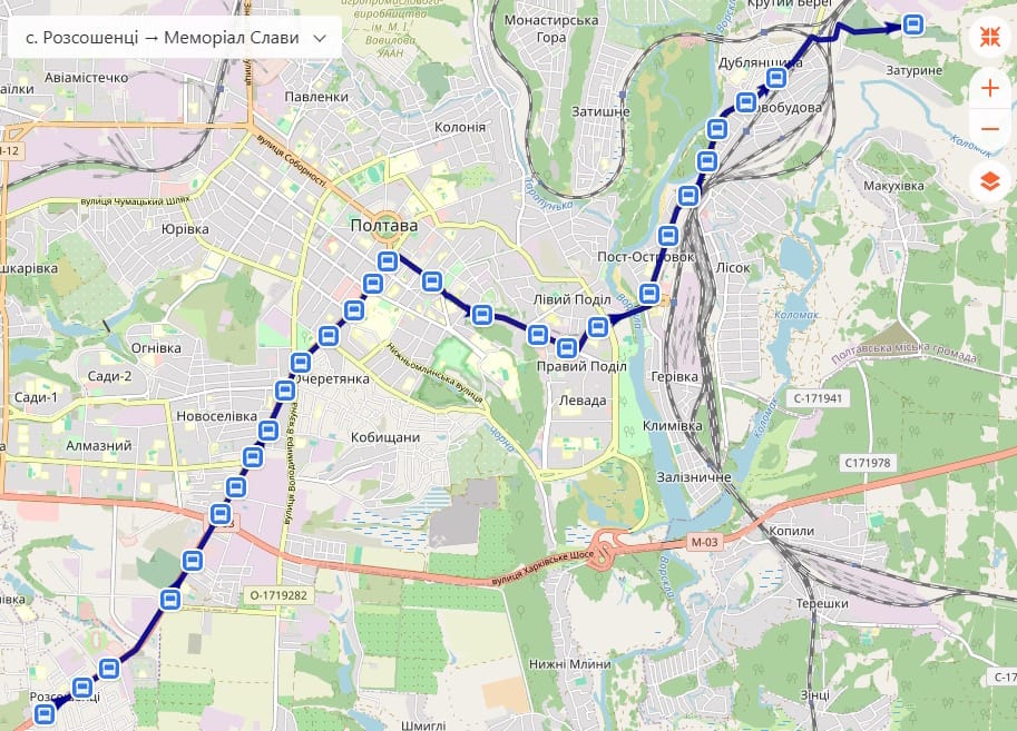 Маршрутка № 54 Полтава