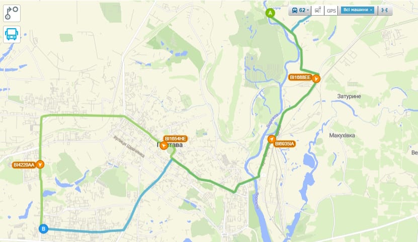 Маршрутка № 62 Полтава