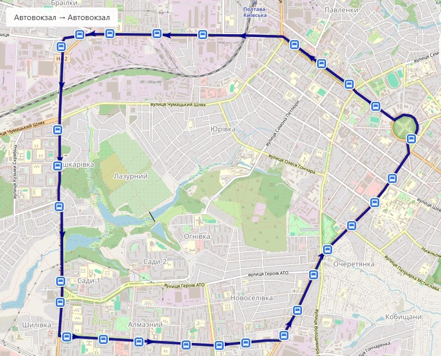 Тролейбус № 15 Полтава