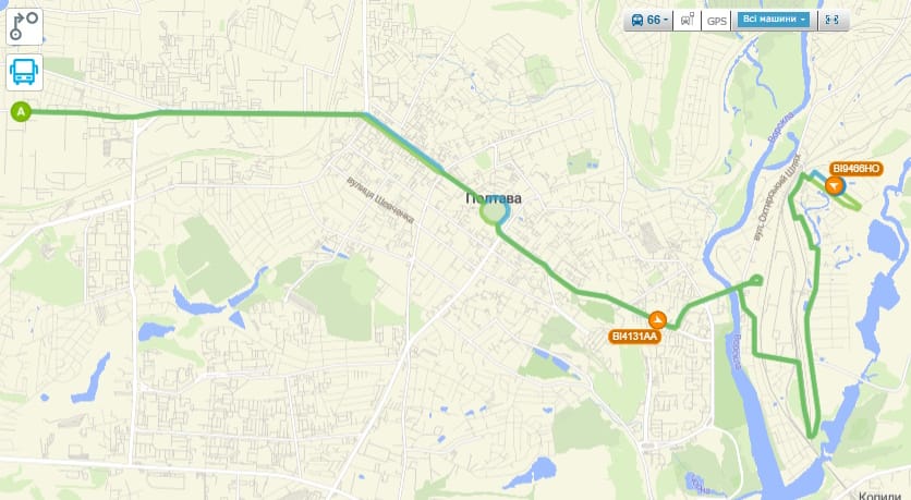 Маршрутка № 66 Полтава