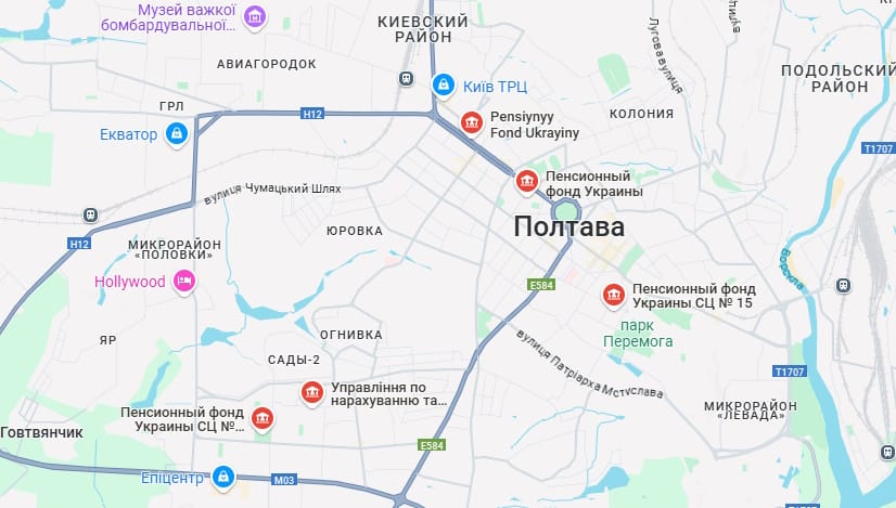 Пенсійний фонд Полтава