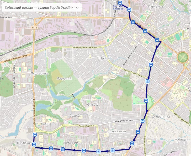 Тролейбус № 16 Полтава