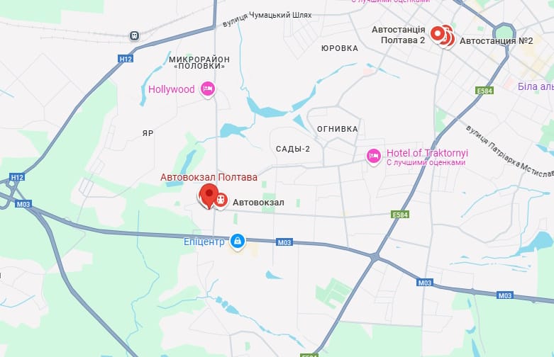 Автовокзал Полтави