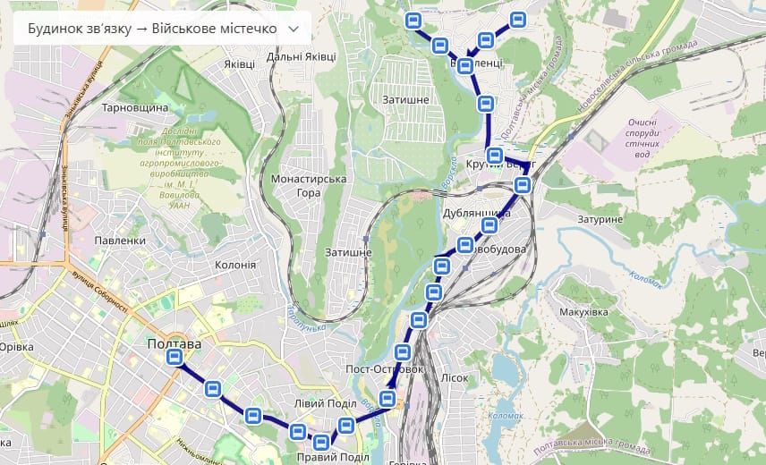 Автобус № 32 Полтава