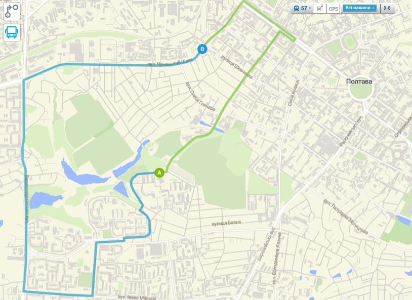 Автобус № 57 Полтава