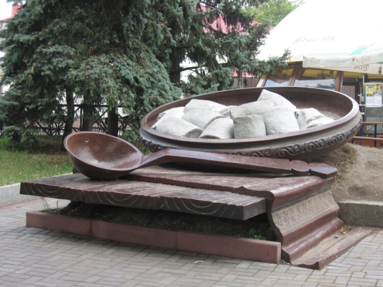 Пам'ятний знак Полтавській галушці