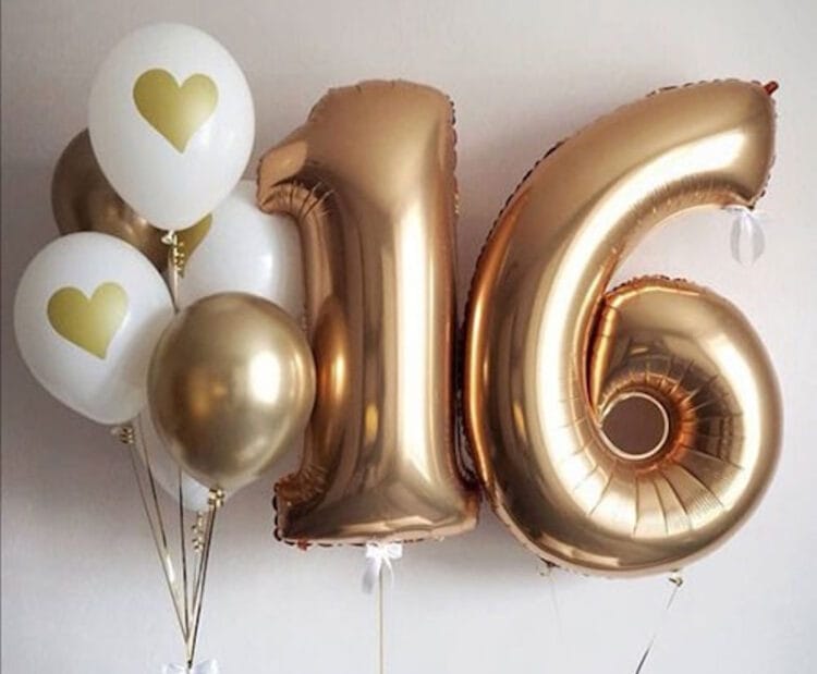 привітання з 16-річчям