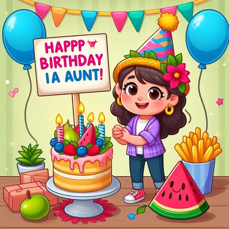 привітання з днем ​​народження тітці