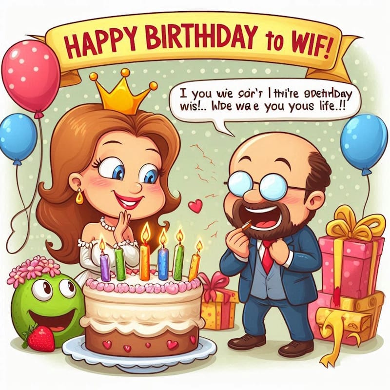 привітання з днем народження дружині