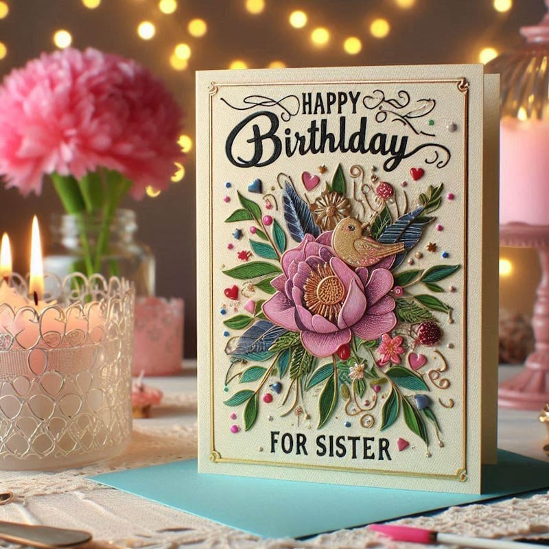 привітання з днем ​​народження сестрі