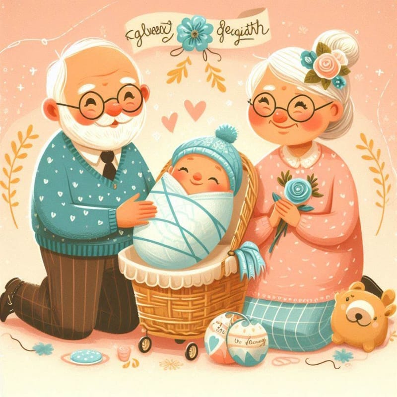 привітання з народженням онука бабусі та дідусеві