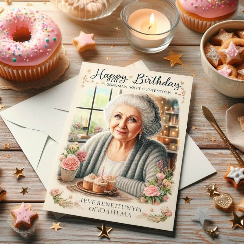 привітання з Днем народження бабусі
