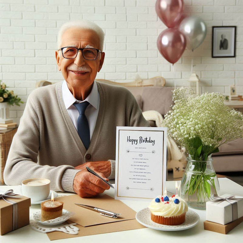 з днем народження літньому чоловіку