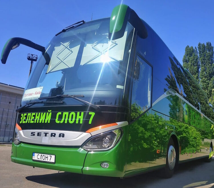 Автобуси "Зелений Слон" Полтава
