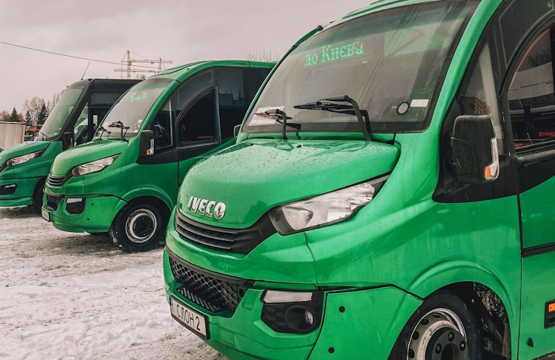 Автобуси "Зелений Слон" Полтава