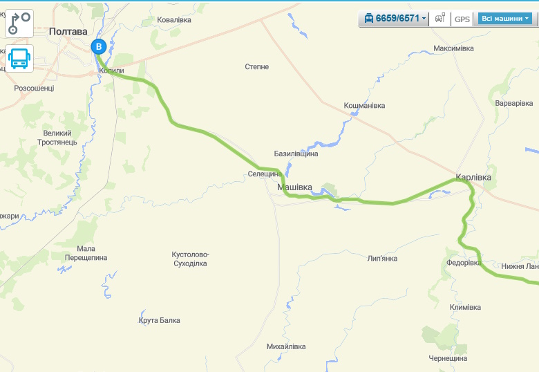 електричка полтава карлівка