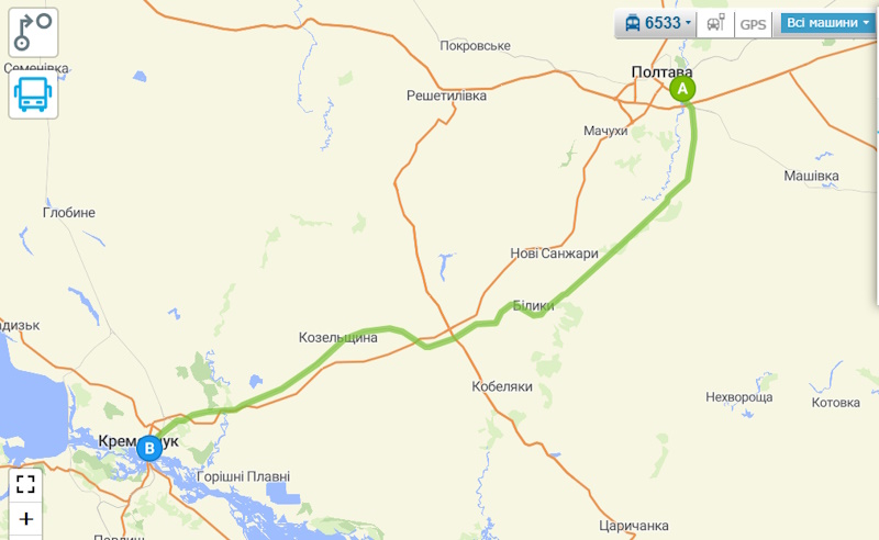 електричка полтава кременчук