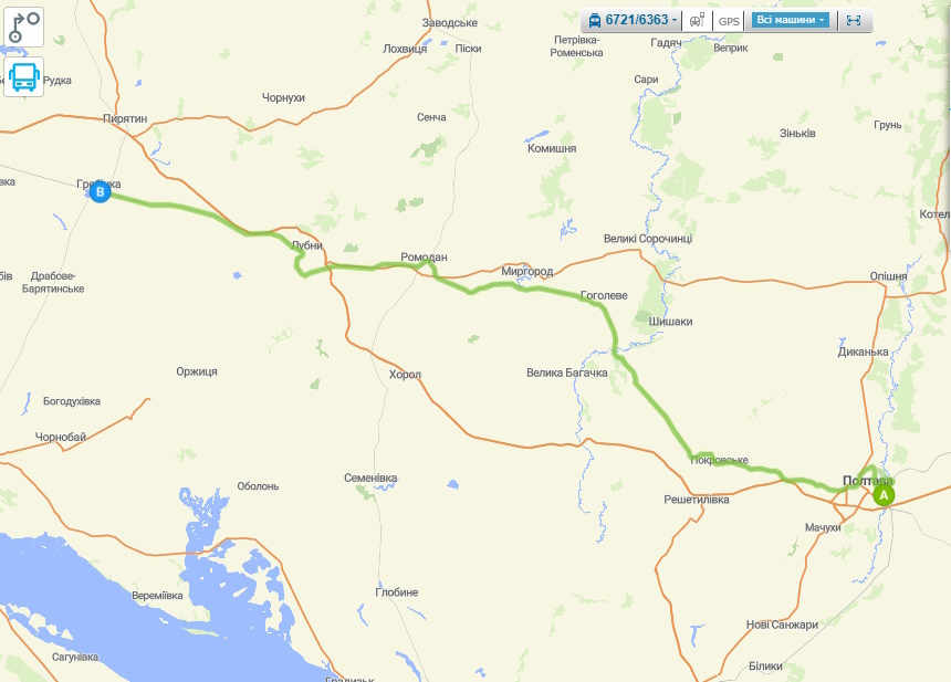 електричка полтава гребінка