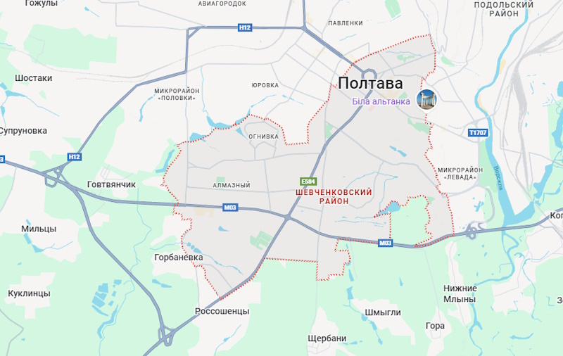 Шевченківський район Полтави