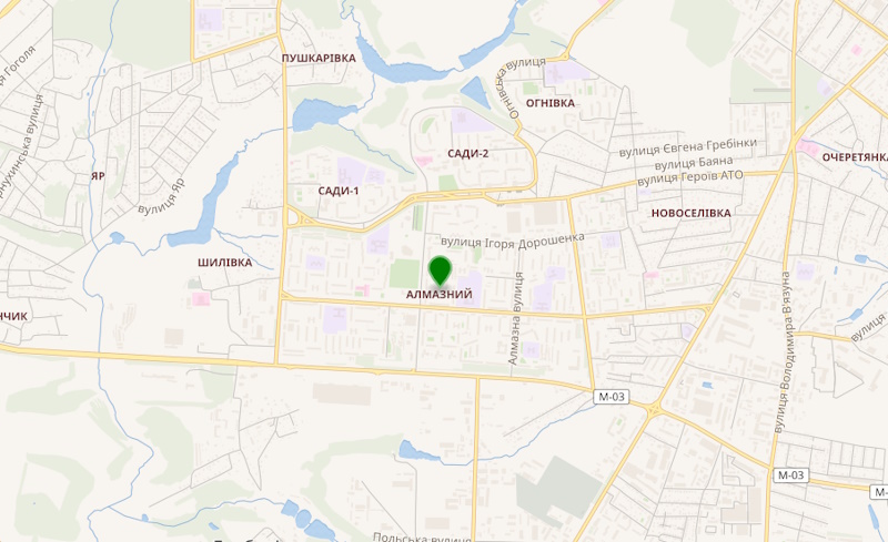 Мікрорайон Алмазний у Полтаві