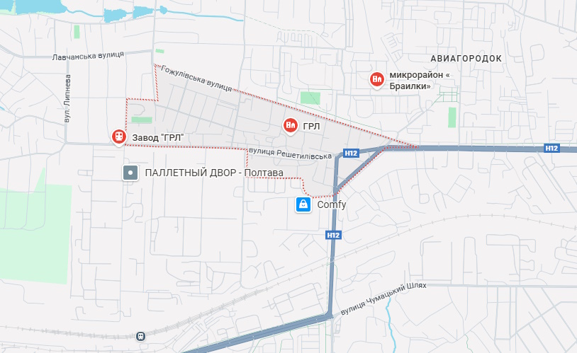 мікрорайон ГРЛ у Полтаві