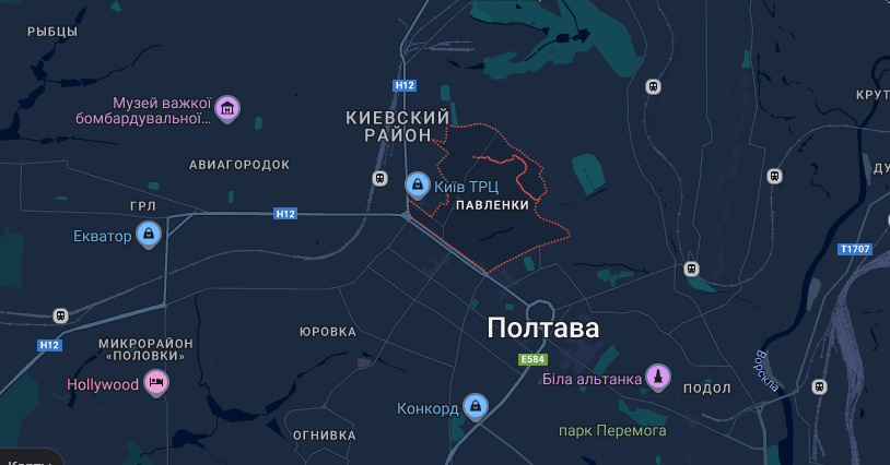 мікрорайон Павленки у Полтаві