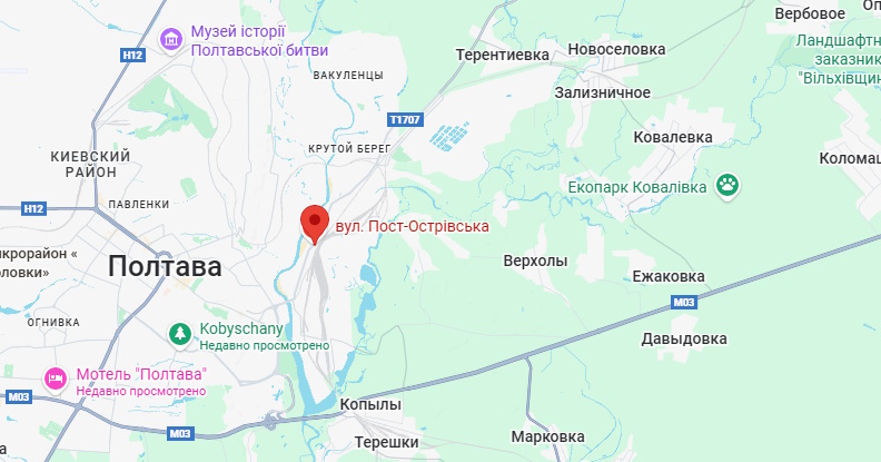 мікрорайон Пост-Острівець у Полтаві