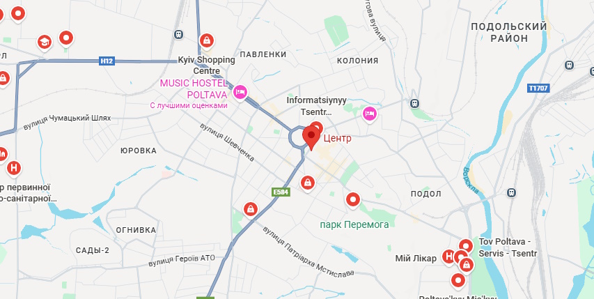 Центр у Полтаві