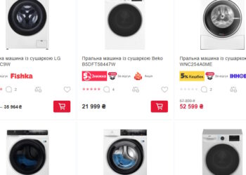 Прально-сушильна машина: обираємо прилад