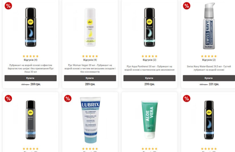 Водні лубриканти для сексу