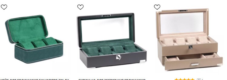 Скринька для годинників